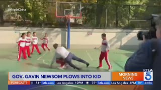 Gavin Newsom’s Controversial Basketball Incident Sparks Outrage