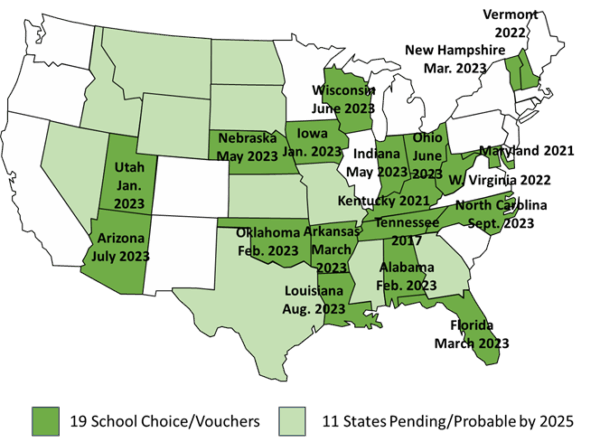 School Choice Expansion Sparks Controversy Across U.S. States