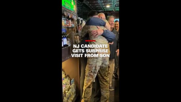 Surprise Visit from Son Adds Emotional Touch to New Jersey Gubernatorial Race