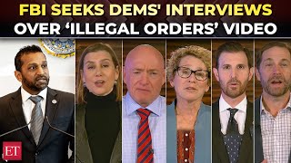 FBI Investigates Democratic Lawmakers over Military Order Disobedience Video
