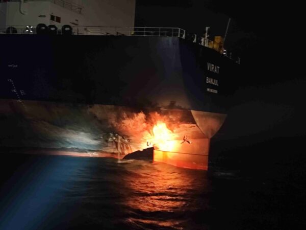 “Ukraine Accused: Black Sea Tanker Hit by Drone Following Moscow’s Terrorist Claim”