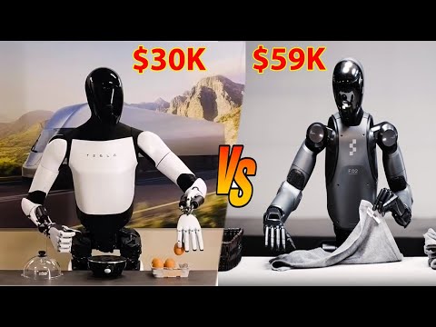 Two Robotic Giants Run Head-to-Head: Tesla Optimus and Figure 03 Compete in Home Automation