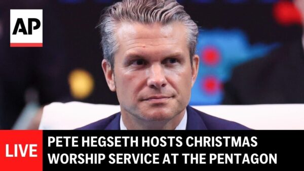 Pentagon Hosts First-Ever Christmas Worship Service Led by Secretary of Defense Pete Hegseth