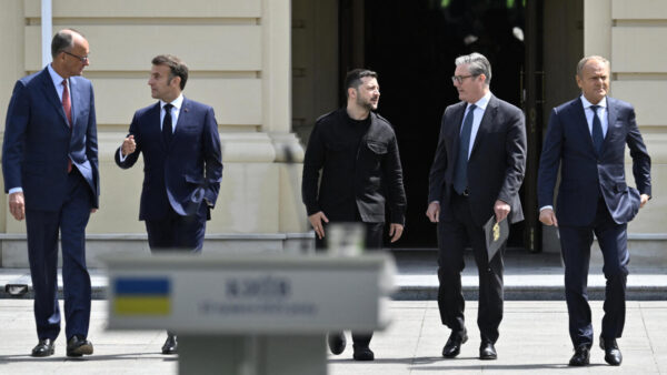 Macron and Merz: Peace Talks with Russia Pose ‘Great Danger’ to Ukraine’s President