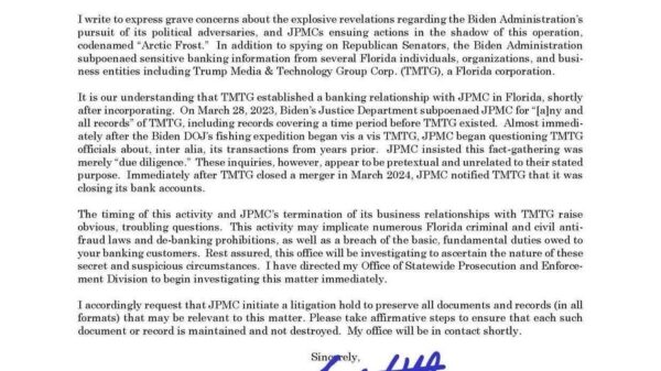 Trump Files Personal Lawsuit Against JPMorgan Chase Over Alleged Illegal “DEBANKING”