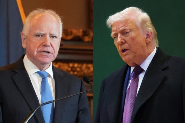 Trump Says Minnesota Governor Tim Walz Requested Collaboration