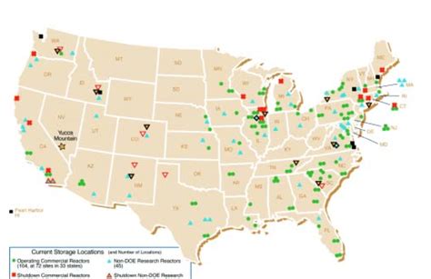 U.S. Chooses Five States to Explore Nuclear Waste Storage Facilities